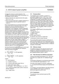 TDA8920TH/N1 Datasheet Page 18