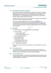 TDA8922CJ/N1 Datasheet Page 8
