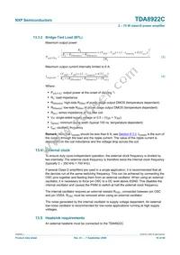 TDA8922CJ/N1 Datasheet Page 18