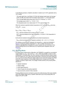 TDA8922CJ/N1 Datasheet Page 20