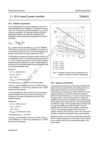 TDA8922TH/N1 Datasheet Page 17