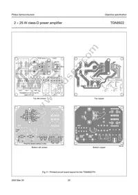 TDA8922TH/N1 Datasheet Page 20