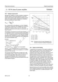 TDA8924TH/N2 Datasheet Page 16