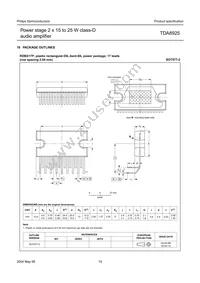 TDA8925ST/N1 Datasheet Page 19