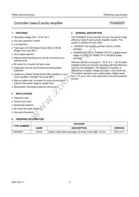 TDA8929T/N1 Datasheet Page 3