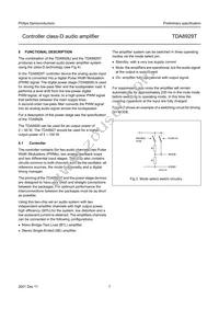 TDA8929T/N1 Datasheet Page 7