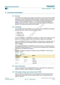 TDA8931T/N1 Datasheet Page 5