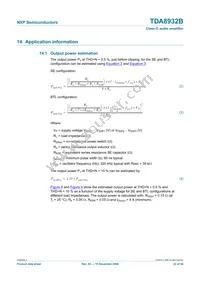 TDA8932BTW/N2 Datasheet Page 22
