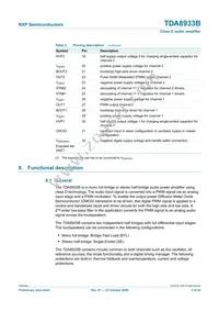 TDA8933BTW/N2 Datasheet Page 5