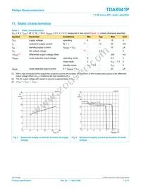 TDA8941P/N1 Datasheet Page 7