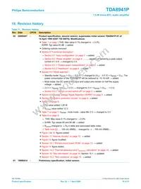 TDA8941P/N1 Datasheet Page 18