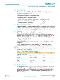 TDA8942P/N1 Datasheet Page 6