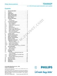 TDA8942P/N1 Datasheet Page 22