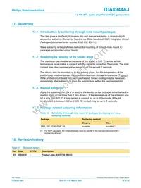 TDA8944AJ/N2 Datasheet Page 18