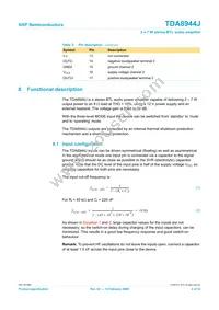 TDA8944J/N1 Datasheet Page 4