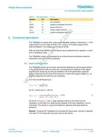 TDA8946J/N1 Datasheet Page 4