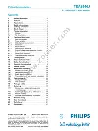 TDA8946J/N1 Datasheet Page 23