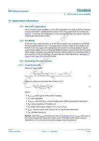 TDA8950J/N1 Datasheet Page 17