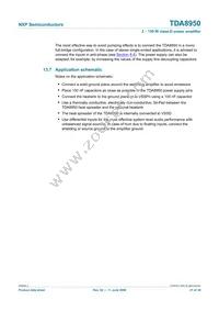 TDA8950J/N1 Datasheet Page 21