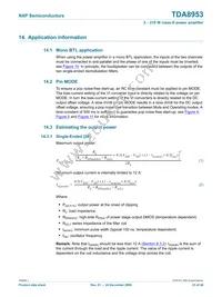 TDA8953TH/N1 Datasheet Page 23