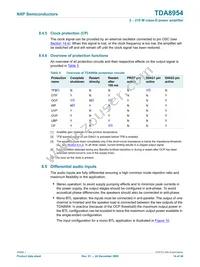TDA8954TH/N1 Datasheet Page 14