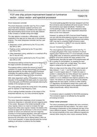 TDA9178/N1 Datasheet Page 8