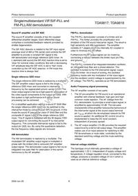 TDA9818T/V1 Datasheet Page 8