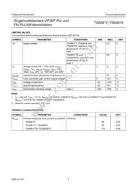 TDA9818T/V1 Datasheet Page 9