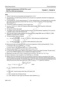 TDA9818T/V1 Datasheet Page 18