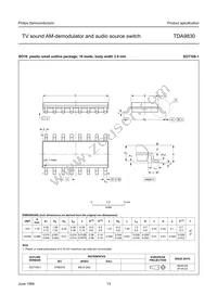 TDA9830T/V1 Datasheet Page 13