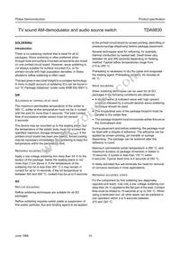 TDA9830T/V1 Datasheet Page 14