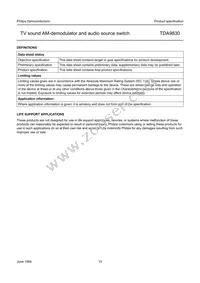 TDA9830T/V1 Datasheet Page 15