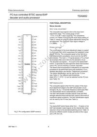 TDA9852H/V2 Datasheet Page 8