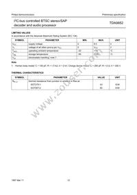 TDA9852H/V2 Datasheet Page 12