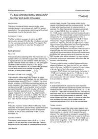 TDA9855/V2 Datasheet Page 10