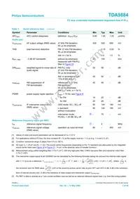 TDA9884TS/V1/S1 Datasheet Page 3