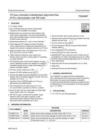 TDA9887T/V4 Datasheet Page 3