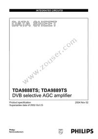 TDA9889TS/V1 Datasheet Cover