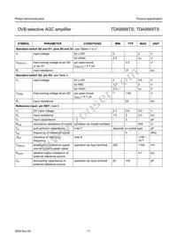 TDA9889TS/V1 Datasheet Page 11