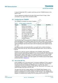 TDA9950TT/C3 Datasheet Page 5