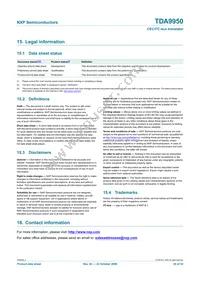 TDA9950TT/C3 Datasheet Page 20