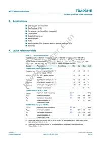 TDA9981BHL/8/C1;55 Datasheet Page 2