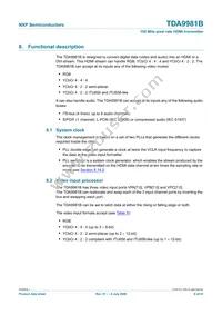 TDA9981BHL/8/C1;55 Datasheet Page 8