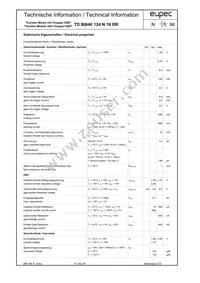 TDB6HK124N16RRBOSA1 Datasheet Page 2