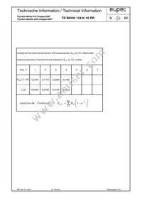 TDB6HK124N16RRBOSA1 Datasheet Page 5