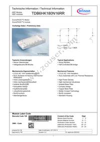 TDB6HK180N16RRB48BPSA1 Datasheet Cover