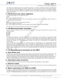 TDC-GP1 Datasheet Page 11