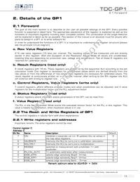 TDC-GP1 Datasheet Page 13