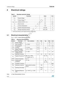 TDE0160FPT Datasheet Page 4