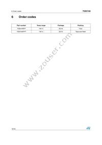 TDE0160FPT Datasheet Page 16
